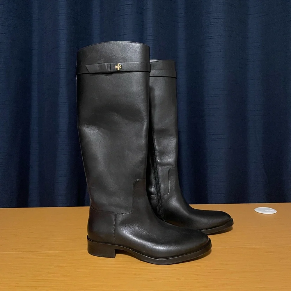 Tory Burch Everly Strap Riding Boots
